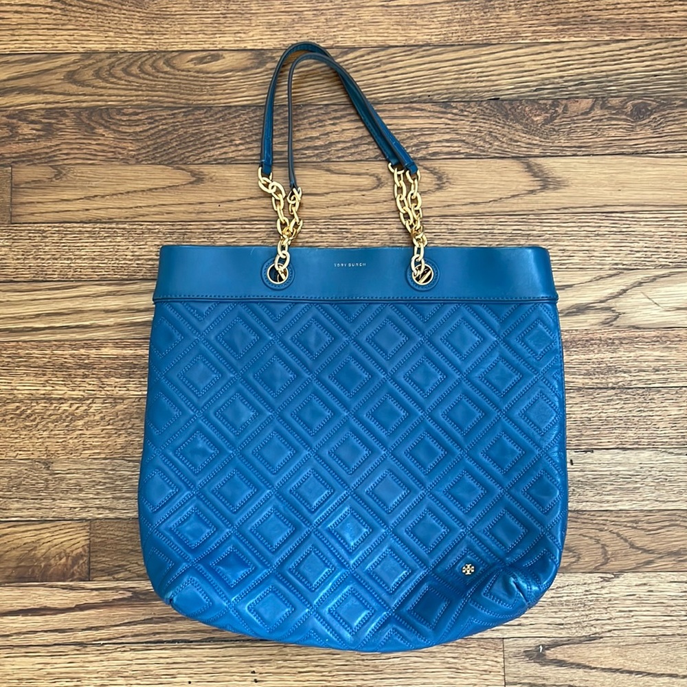 Tory Burch Blue Tote